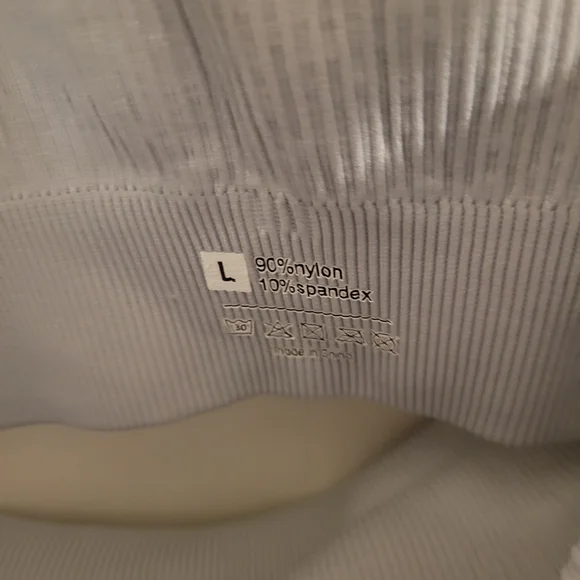 Women's Ribbed Gray Bralette - Picture 2 of 2